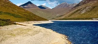 A prolonged dry spell has left water levels visibly low at Kilkeel’s Silent Valley reservoir. Photo: Alice Louise BBC Weather Watcher